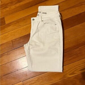 Calvin Klein Jeans Women's Cream Straight Leg